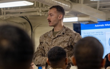 11th MEU Marines Conduct Routine Operations Aboard USS Boxer