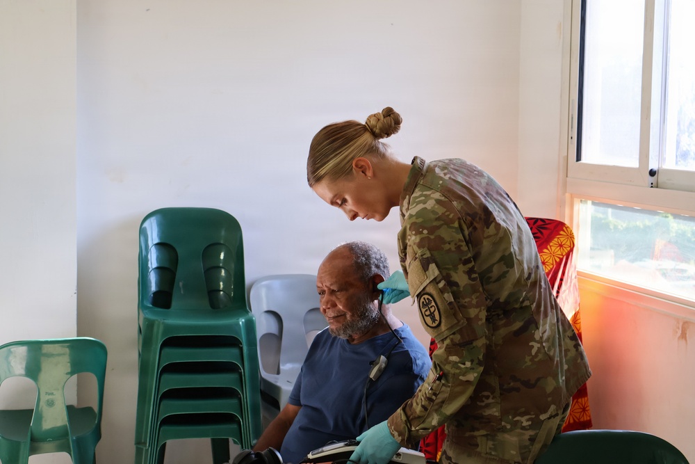 Hearing Test During Soloman Island MEDCAP