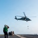 USS George Washington Conducts a Replenishment-At-Sea