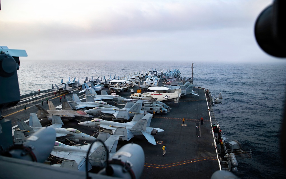 USS George Washington Conducts Replenishment-at-Sea