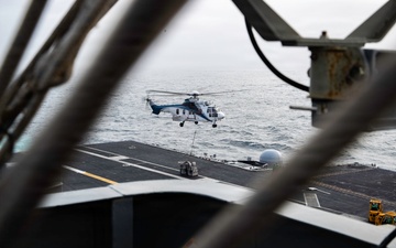 USS George Washington Conducts Replenishment-at-Sea