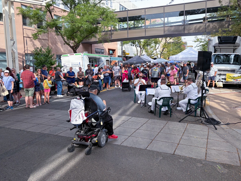 Navy Band Northwest Brass Quintet at Yellowstone Valley Farmers Market