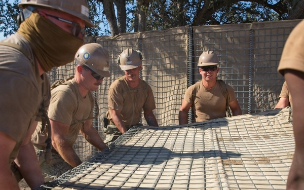 NMCB 4 Seabees Begin FTX, Build HQ