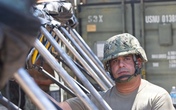 NMCB 4 Seabees Begin FTX, Build HQ