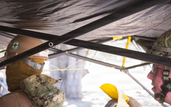 NMCB 4 Seabees Begin FTX, Build HQ