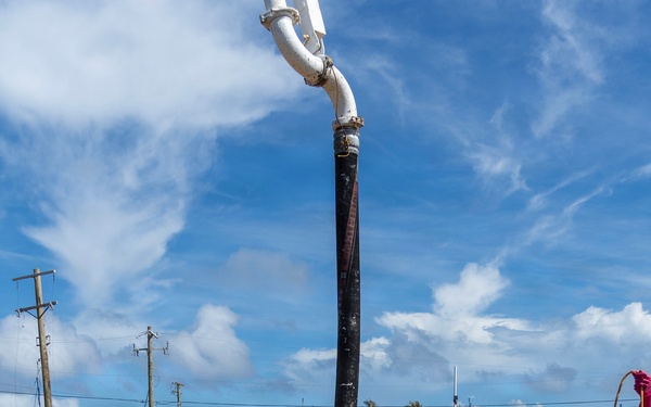 USACE pours concrete foundations for Koblerville Elementary School in Saipan