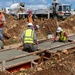 USACE pours concrete foundations for Koblerville Elementary School in Saipan