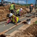 USACE pours concrete foundations for Koblerville Elementary School in Saipan