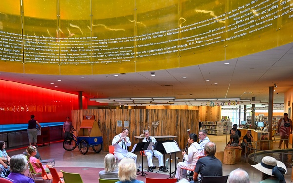 Navy Band Northwest Woodwind Quartet Performs at Billings Public Library