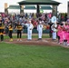 Navy Band Northwest Brass Quintet performs National Anthem at Banana Ball