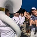 Musician 2nd Class Brady Robinson greets fans at Banana Ball