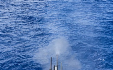 USS Mustin conducts live-fire exercise with Mark 38 Mod 4 30mm machine gun