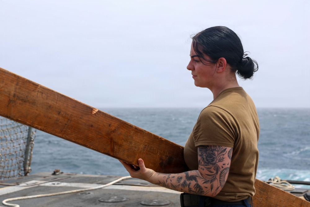 John Finn Conducts a Small Arms Live-Fire Exercise