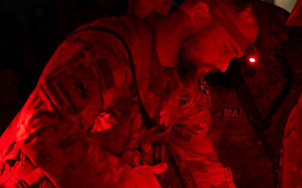 Pershing Cup: The Army Best OC/T Competition 2026 Night Land Nav.