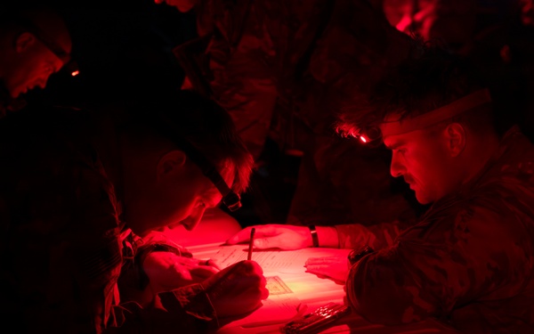Pershing Cup: The Army Best OC/T Competition 2026 Night Land Nav.