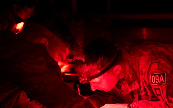 Pershing Cup: The Army Best OC/T Competition 2026 Night Land Nav.