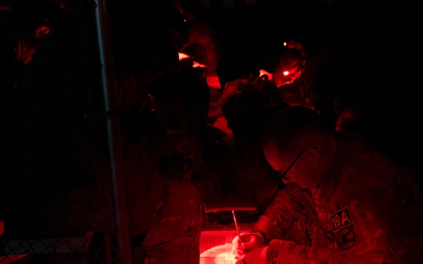Pershing Cup: The Army Best OC/T Competition 2026 Night Land Nav.