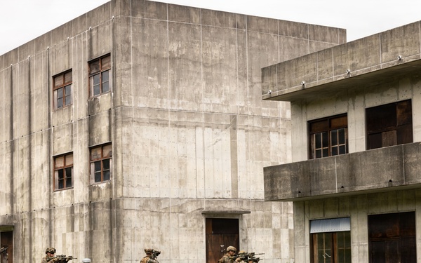 U.S. Marines with 12th LCT Bravo Company executes Urban Operations in Fuji