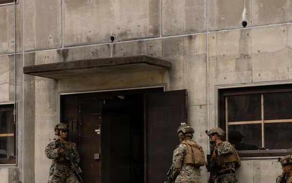 U.S. Marines with 12th LCT Bravo Company executes Urban Operations in Fuji