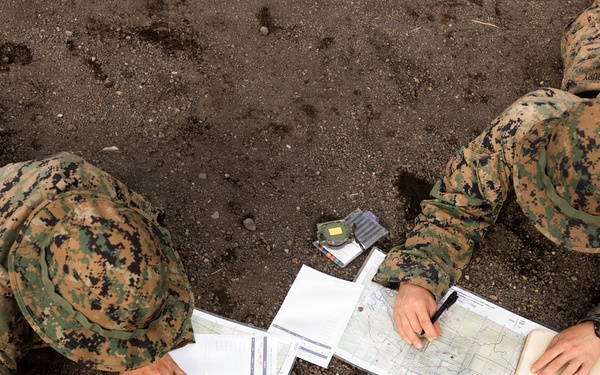 U.S. Marines with 12th LCT Bravo Co. Executes Land Navigation and Patrolling at Camp Fuji