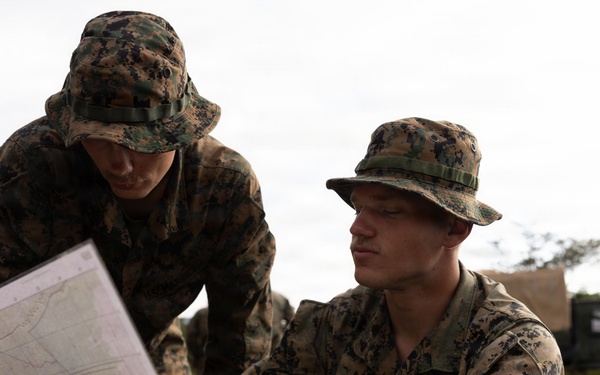 U.S. Marines with 12th LCT Bravo Co. Executes Land Navigation and Patrolling at Camp Fuji
