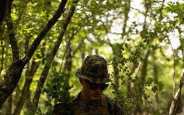 U.S. Marines with 12th LCT Bravo Co. Executes Land Navigation and Patrolling at Camp Fuji