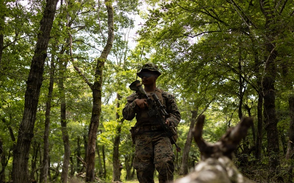 U.S. Marines with 12th LCT Bravo Co. Executes Land Navigation and Patrolling at Camp Fuji
