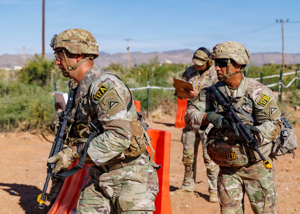 Pershing Cup Best OC/T competitors execute tactical medical lanes at McGregor Range
