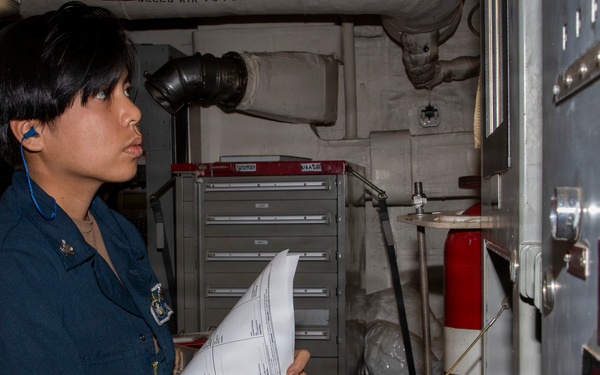 Engineering Watch Aboard USS Delbert D. Black