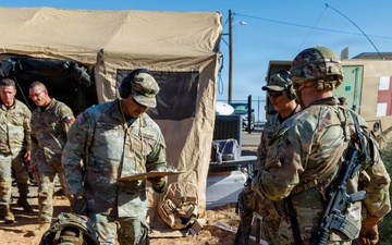 Pershing Cup Best OC/T competitors execute tactical medical lanes at McGregor Range
