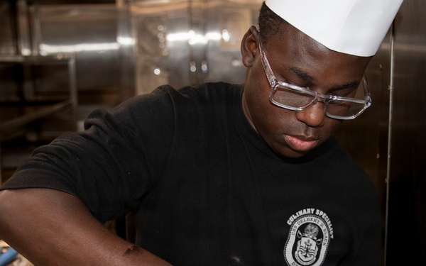 Meal Preparation Aboard USS Delbert D. Black