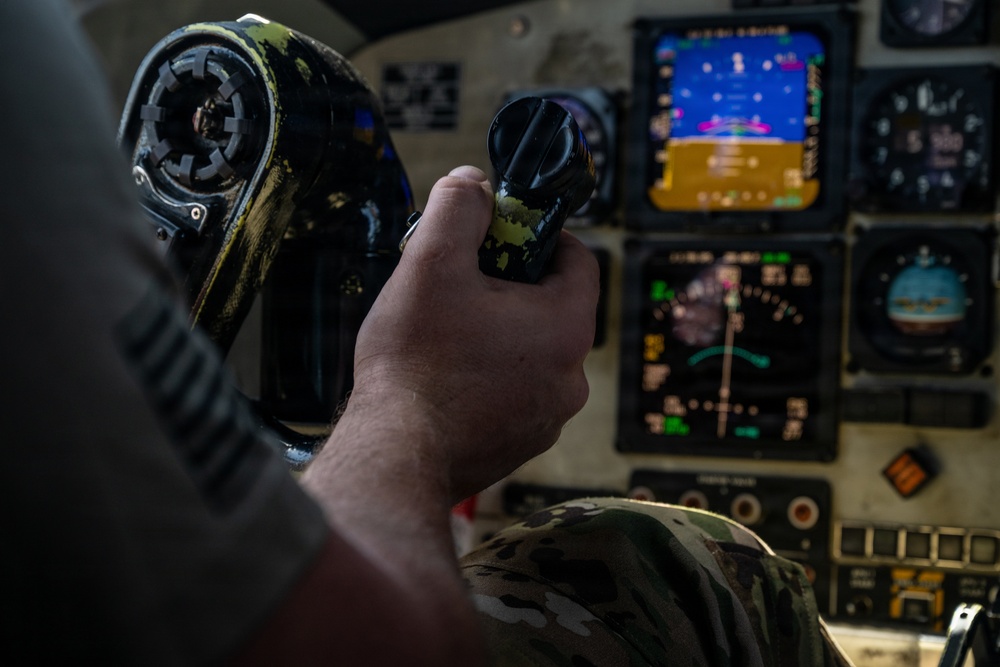 KC-135 refuels F16s for regional deterrence