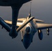KC-135 refuels F16s for regional deterrence