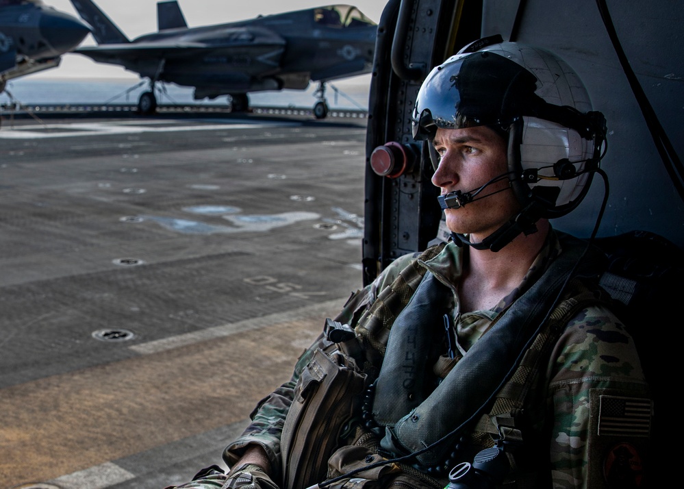 MH-60S Sea Hawk Conducts Flight Operations with USS Makin Island