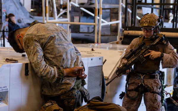 U.S.  Marine Corps Performs Search and Seizure Training
