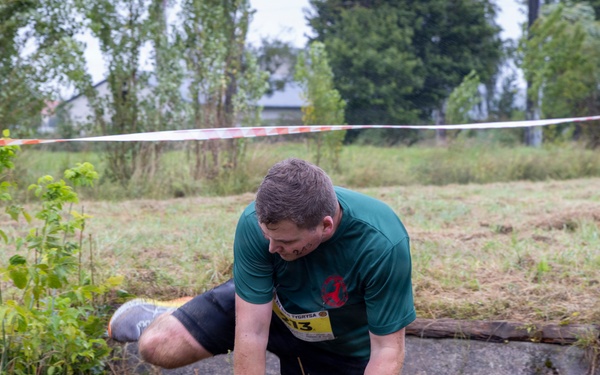 U.S. Soldiers and allied soldiers with the NATO FLF Battle Group-Poland participate in the Tiger Run