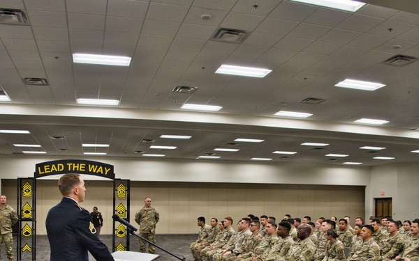 1120th TB Inducts New NCOs