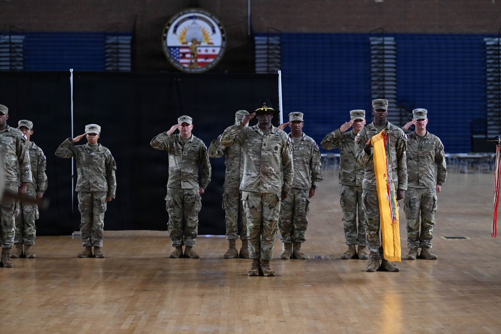 JTF-DC Welcomes New Command Sergeant Major During Change of Responsibility