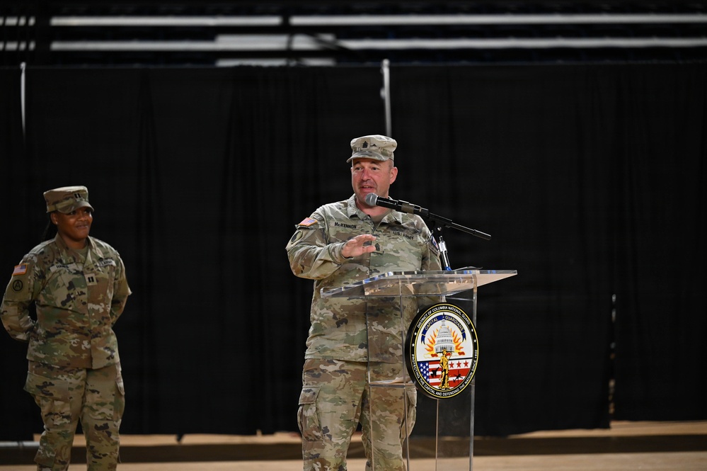 JTF-DC Welcomes New Command Sergeant Major During Change of Responsibility