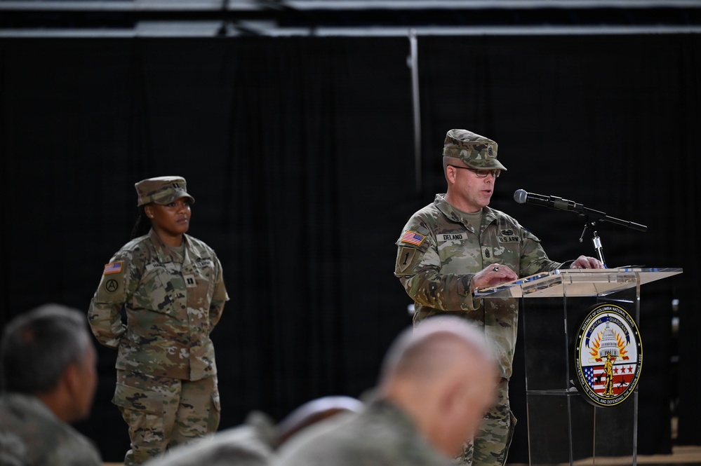JTF-DC Welcomes New Command Sergeant Major During Change of Responsibility