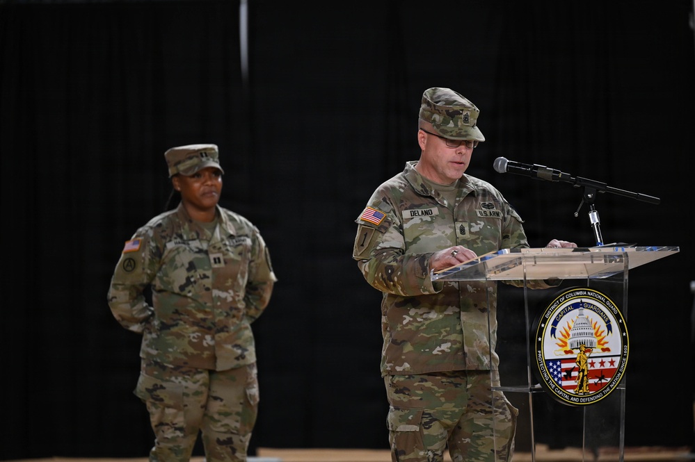 JTF-DC Welcomes New Command Sergeant Major During Change of Responsibility