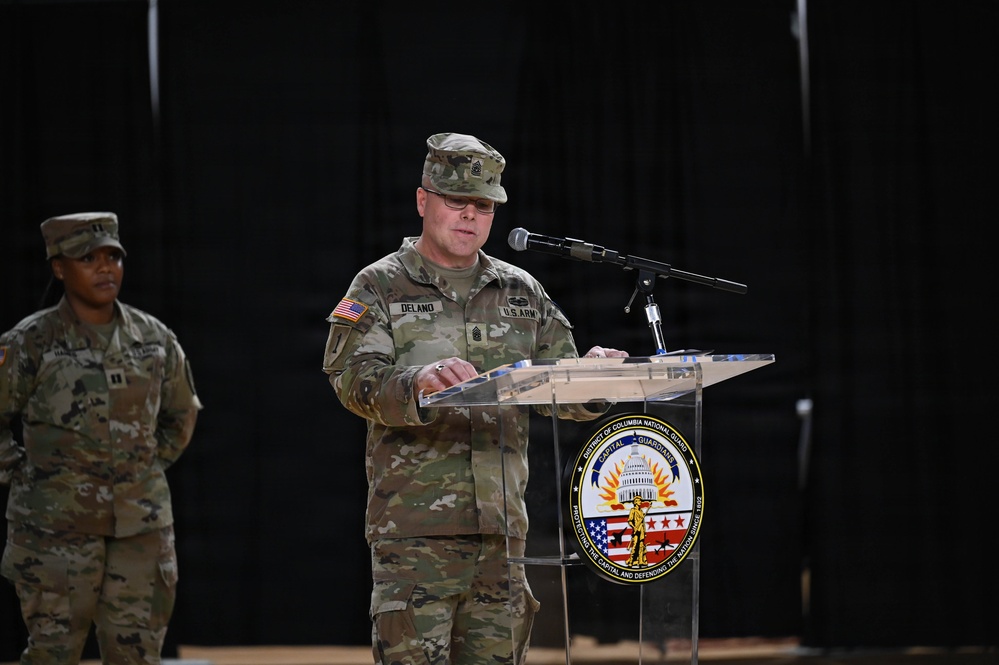 JTF-DC Welcomes New Command Sergeant Major During Change of Responsibility