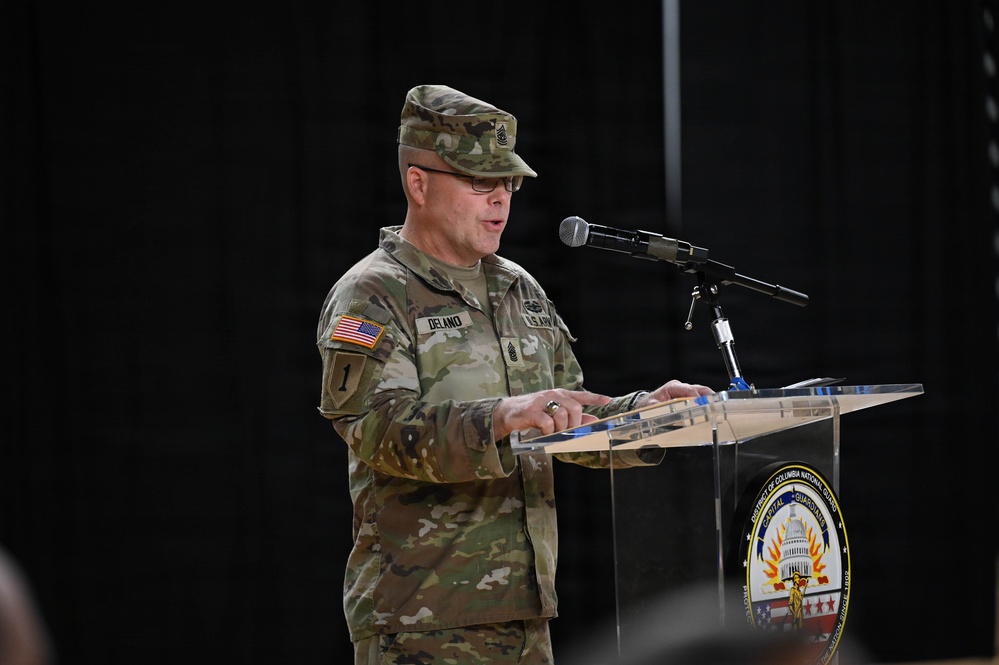 JTF-DC Welcomes New Command Sergeant Major During Change of Responsibility