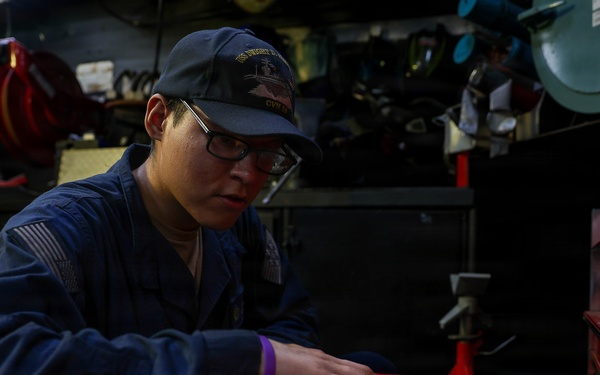 Ike Conducts Routine Operations at Naval Station Norfolk