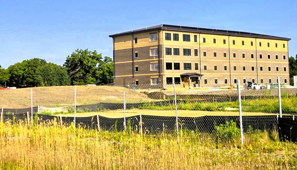 Fort McCoy Officers Quarters Project nearly 80 percent complete, remains ahead of schedule