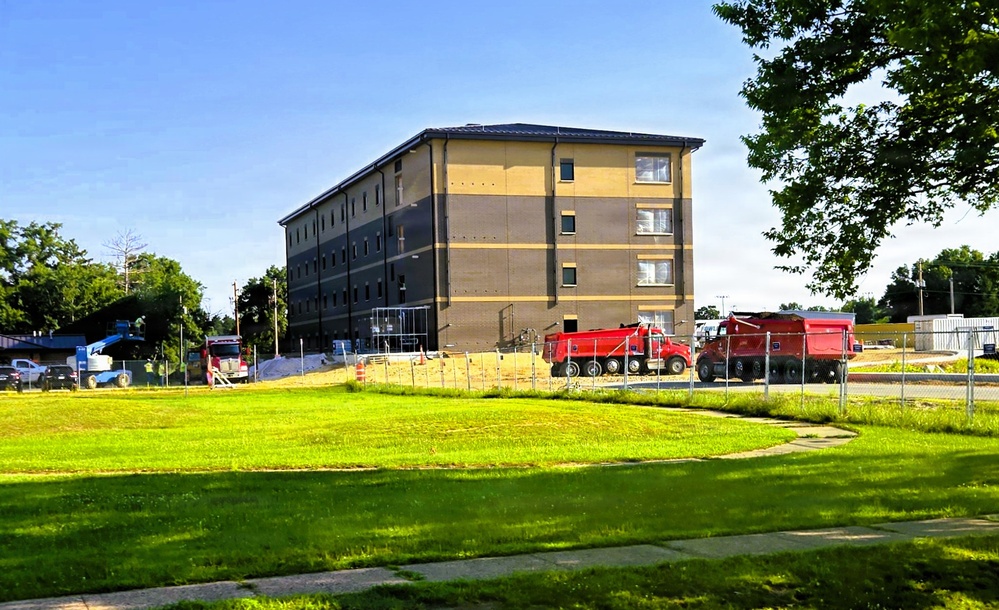 Fort McCoy Officers Quarters Project nearly 80 percent complete, remains ahead of schedule