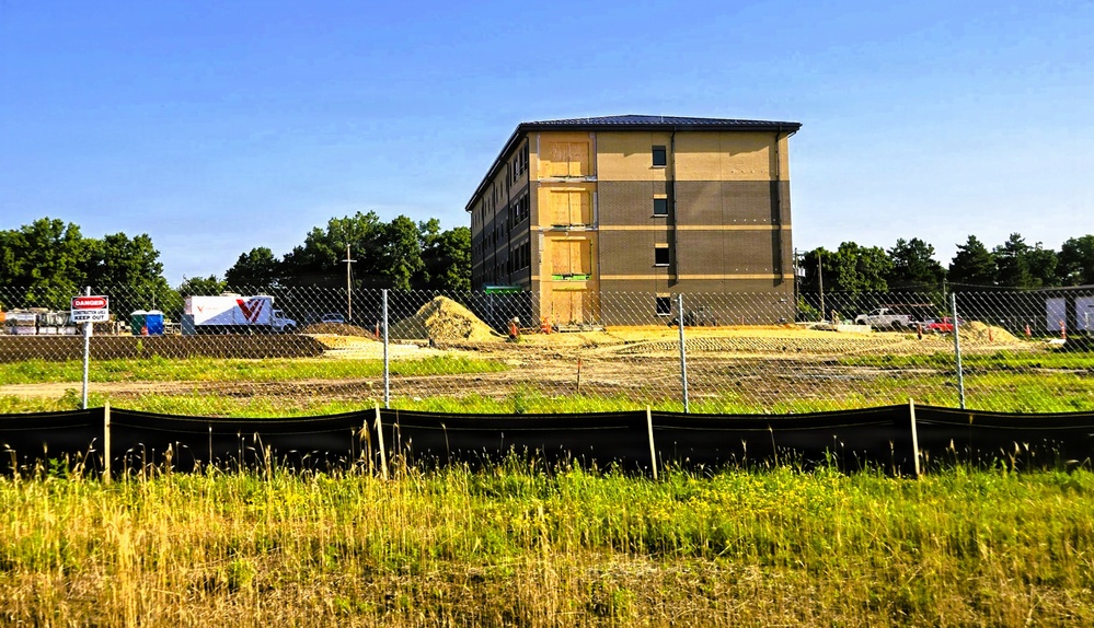 Fort McCoy Officers Quarters Project nearly 80 percent complete, remains ahead of schedule
