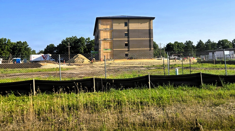 Fort McCoy Officers Quarters Project nearly 80 percent complete, remains ahead of schedule