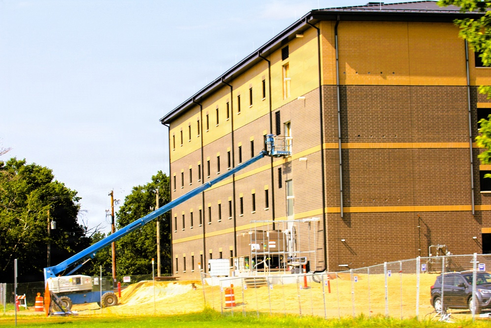 Fort McCoy Officers Quarters Project nearly 80 percent complete, remains ahead of schedule