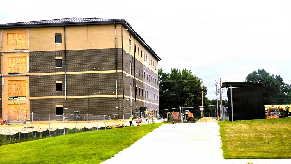 Fort McCoy Officers Quarters Project nearly 80 percent complete, remains ahead of schedule